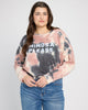 Plus Size Mimosa Please Tie Dye Graphic Pullover