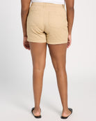 Vintage Walnut $|& Democracy High Rise Double Button Utility Short - SOF Back