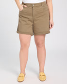 Coriander $|& SEAS Carrie Rolled Short - SOF Front
