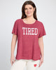 Plus Size Tired Graphic Sleep Tee