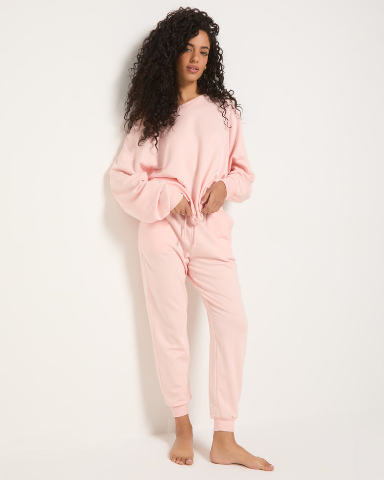 Soft Pink $|& SEAS Over the Clouds Jogger - UGC On Fig