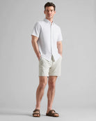 White $|& Rhone Commuter Seersucker Short Sleeve Button Down - VOF Detail