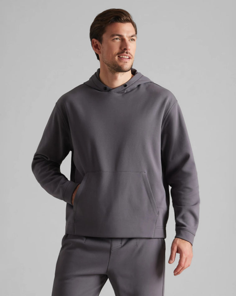 Gravel Grey $|& Rhone Range Hoodie - VOF Detail