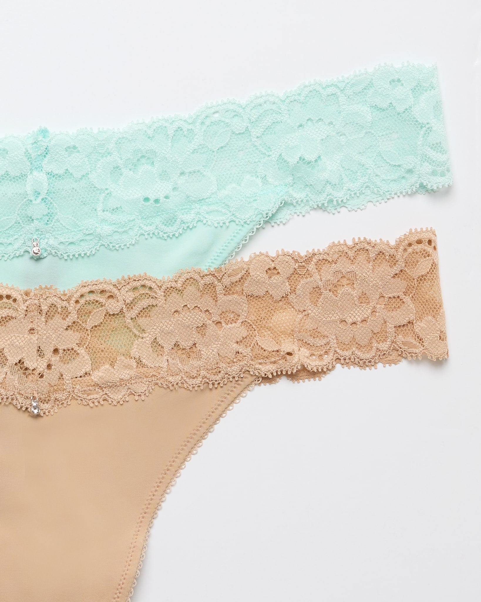 Seafoam/Sand 2 Pack $|& Montelle Thong
