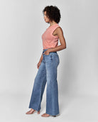 Natal $|& Dear John Fiona High Rise Wide Leg Jeans - Hanger Front