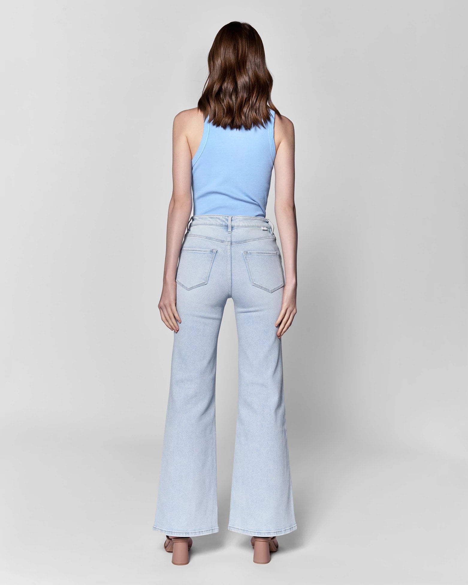Finn $|& Dear John Fiona Wide Leg Jeans - Hanger Side