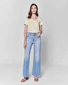 Sarasota $|& Dear John Fiona High Rise Wide Leg Jeans - VOF Detail