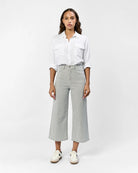 Railroad Grey $|& Dear John Audrey Super High Rise Wide Leg Jeans - VOF Detail