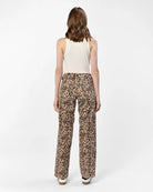 Safari Leopard $|& Dear John Taylor High Rise Straight Leg Jeans - Hanger Side