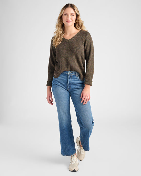 Heather Forest $|& Thread & Supply Marigold Sweater - SOF Full Front