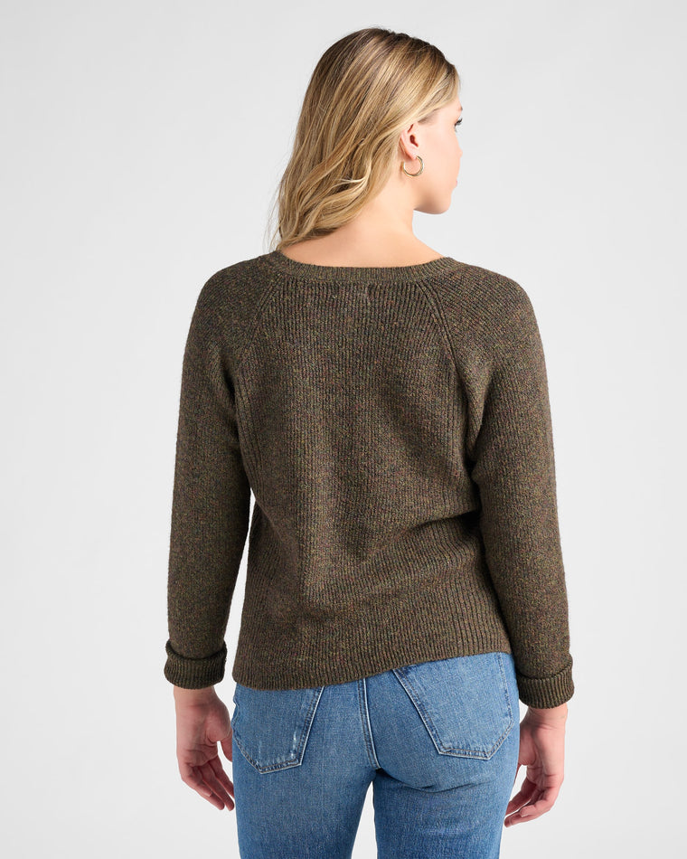 Heather Forest $|& Thread & Supply Marigold Sweater - SOF Back