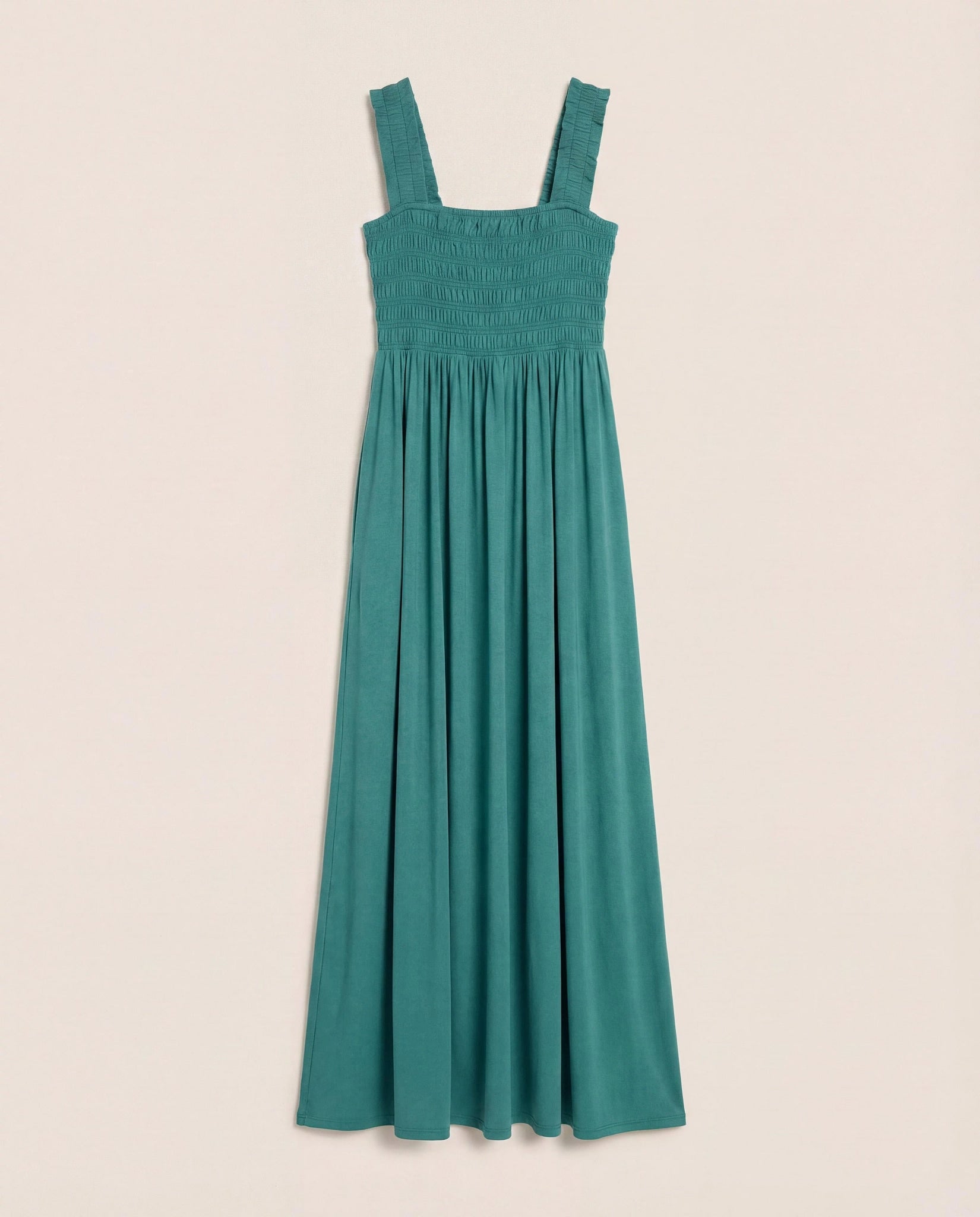 Deep Teal $|& SEAS Westbreeze Smocked Maxi Dress - VOF Detail