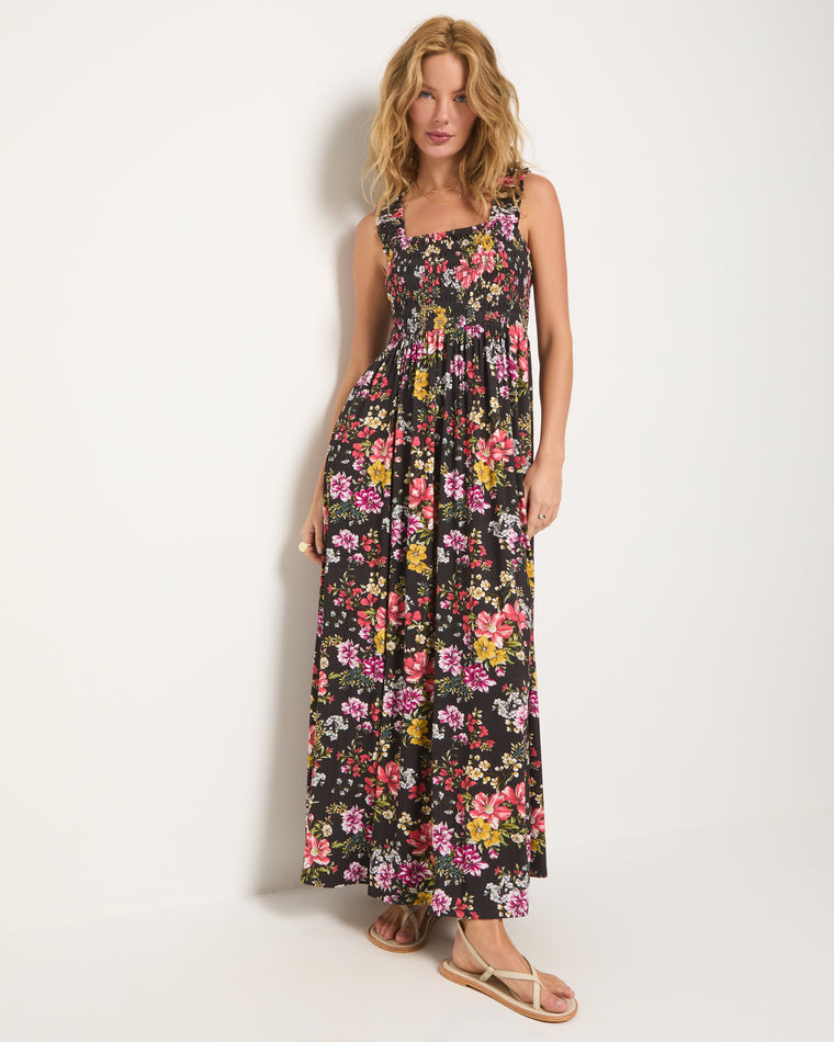Multi Floral $|& SEAS Westbreeze Smocked Maxi Dress - UGC On Fig