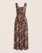 Multi Floral $|& SEAS Westbreeze Printed Smocked Maxi Dress - Hanger Detail