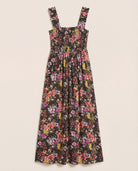 Multi Floral $|& SEAS Westbreeze Printed Smocked Maxi Dress - Hanger Detail