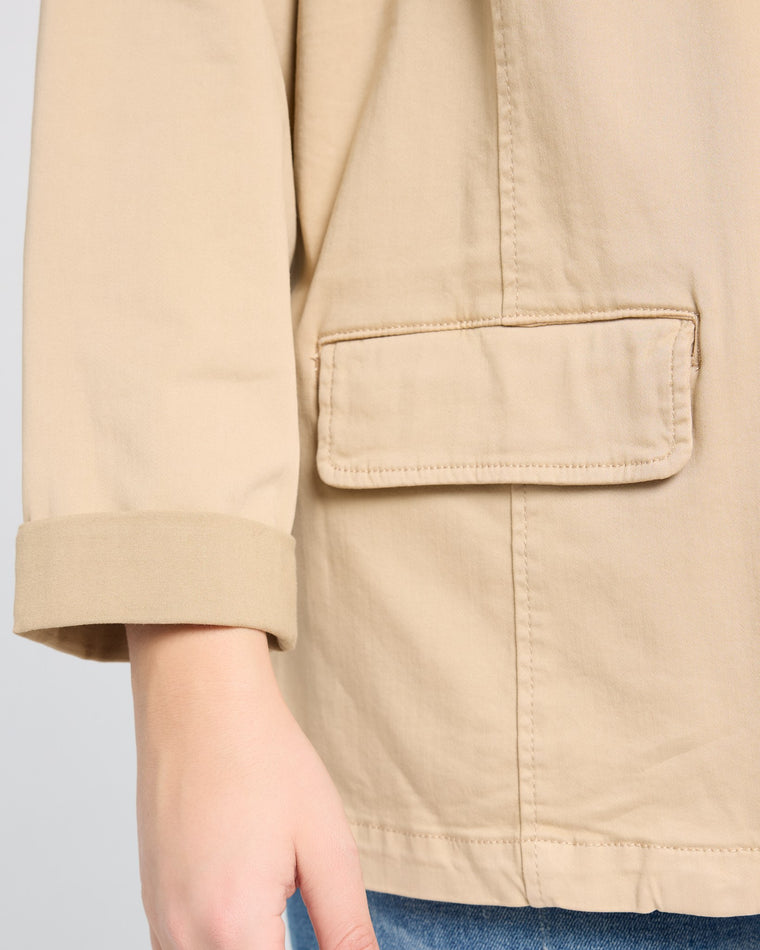 Cappuccino $|& Liverpool Fitted Blazer - SOF Full Front