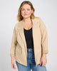 Plus Size Fitted Blazer