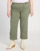 Plus Size Cargo Wide Leg Crop Pant
