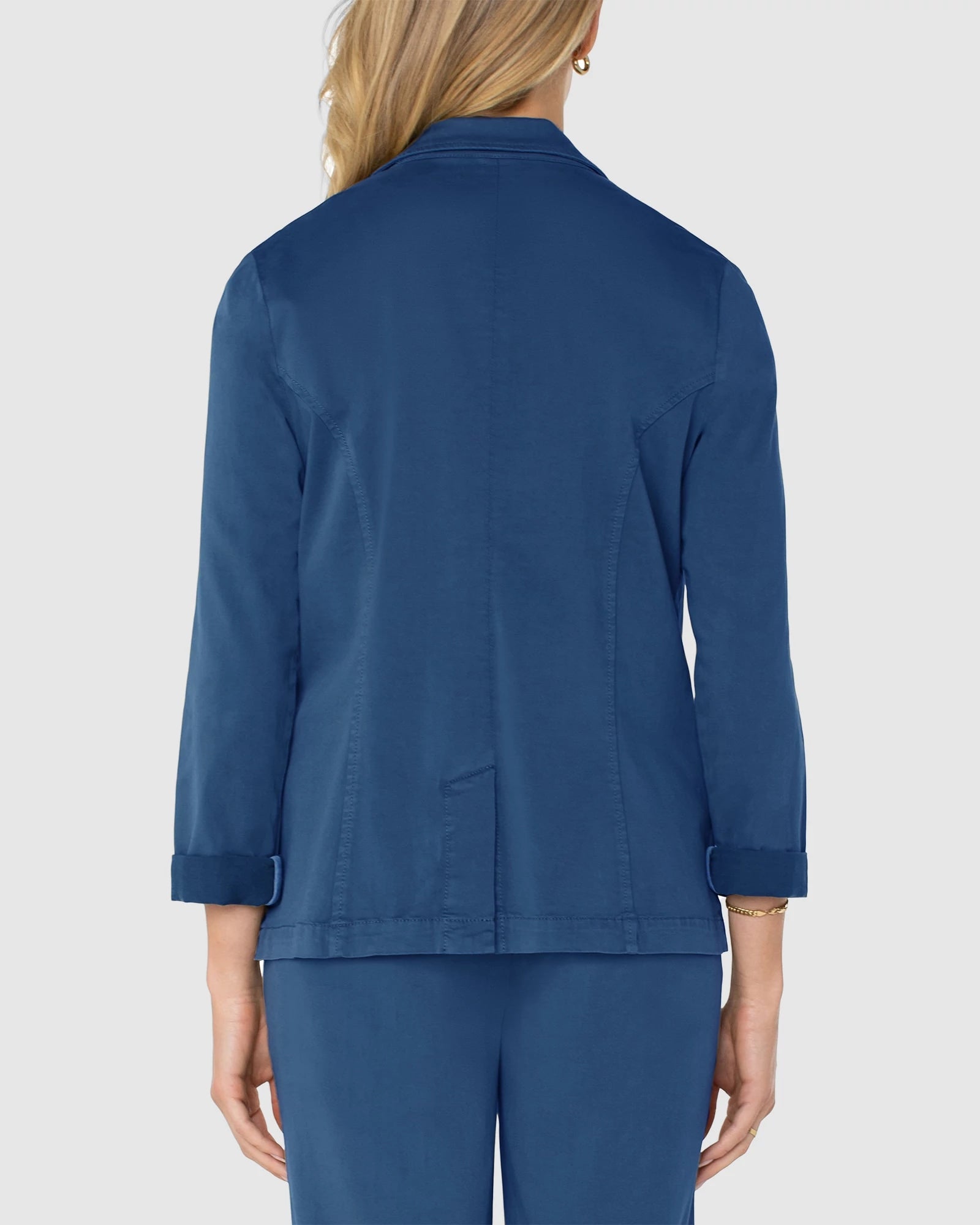 Goddess Blue $|& Liverpool Fitted Blazer - Hanger Side