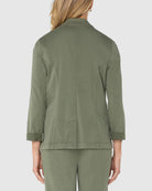 Martini Olive $|& Liverpool Fitted Blazer - Hanger Side