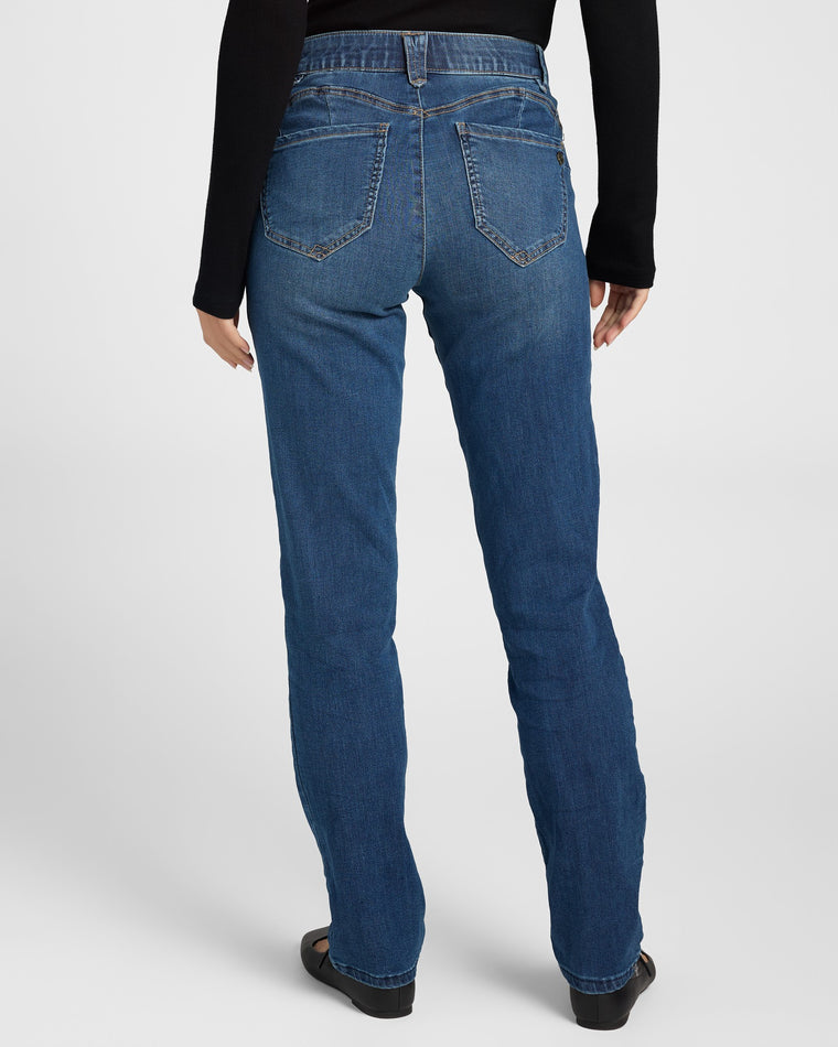 Blue Vintage (Petite) $|& Democracy Absolution Straight Leg Jeans - SOF Back