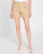 Vintage Walnut $|& Democracy Double Button Utility Short