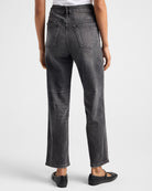 Black Stone $|& Bayeas High Rise Straight Leg Jeans - SOF Back