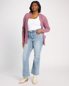 Lilac $|& Staccato Open Front Pocket Cardigan - UGC On Fig