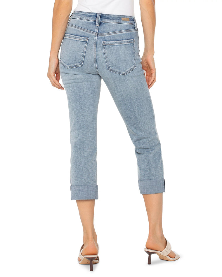 Temescal $|& Liverpool Charlie Crop Skinny With Wide Cuff - Hanger Side