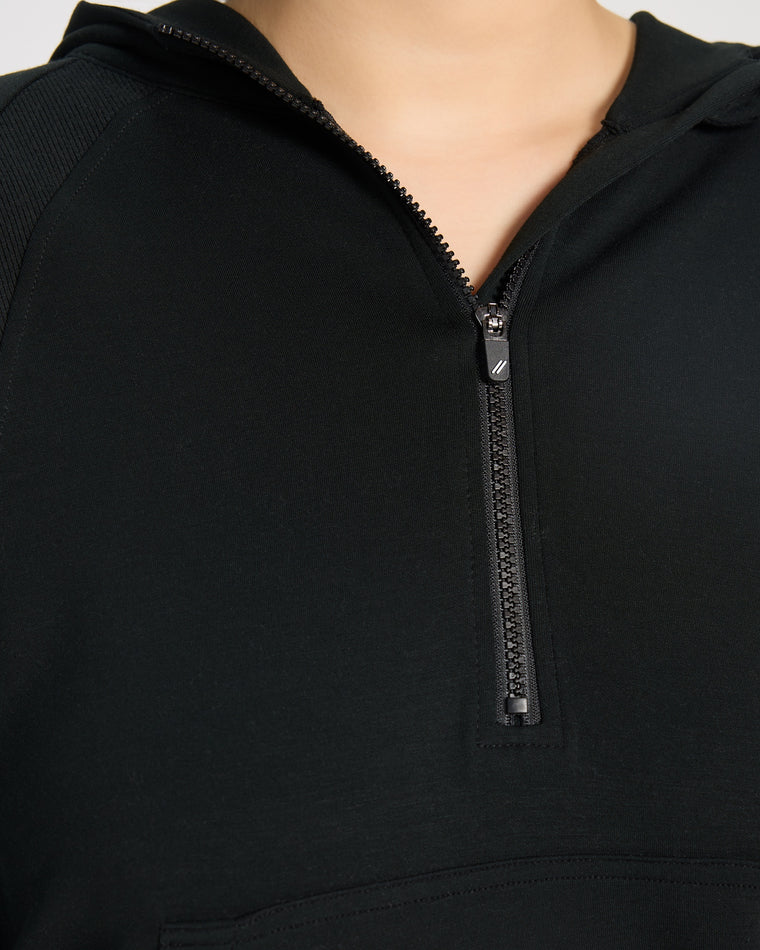 Black $|& Thread & Supply Lella Hoodie - SOF Full Front