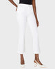 Gia Glider Crop Embroidered Flare Leg Jean