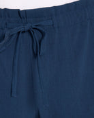 Dark Navy $|& Liverpool Tie Waist Short - SOF Back