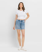 Done Deal $|& Vervet Mid Rise Midi Short - VOF Detail