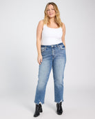Speakeasy $|& Lovervet High Rise Slim Straight Jeans - UGC On Fig