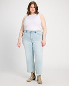 Meritorious $|& Vervet High Rise Slim Wide Leg Jeans - UGC On Fig
