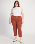 Maple Syrup $|& SEAS Cyndi Cuffed Ankle Skinny Jeans - UGC On Fig