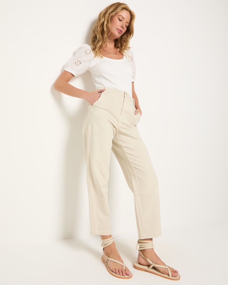 Birch $|& SEAS Gigi Baby Barrel Cropped Jean - UGC On Fig