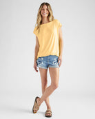 Butter $|& SEAS Brentwood Boat Neck Top - UGC On Fig