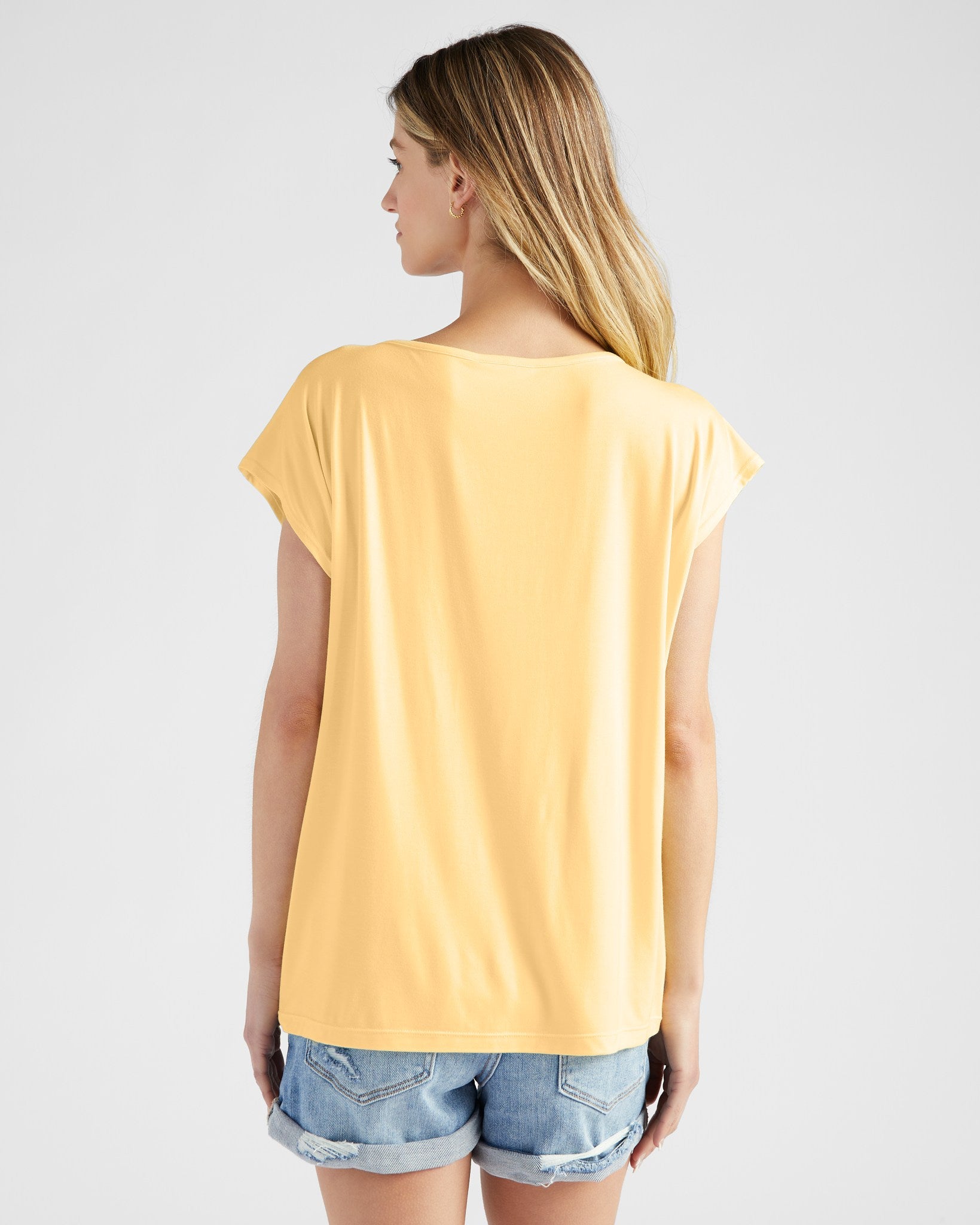 Butter $|& SEAS Brentwood Boat Neck Top - SOF Back