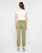 Olive $|& Mica Denim High Rise Jogger - Hanger Side
