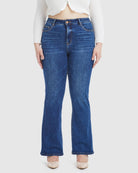 Deep Sea $|& Bayeas High Rise Bootcut Jeans - VOF Front