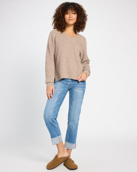 Heather Pewter $|& Thread & Supply Marigold Sweater - UGC On Fig