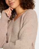 Heather Pewter $|& Thread & Supply Marigold Sweater - SOF Full Front