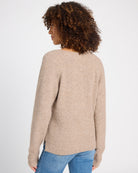 Heather Pewter $|& Thread & Supply Marigold Sweater - SOF Back