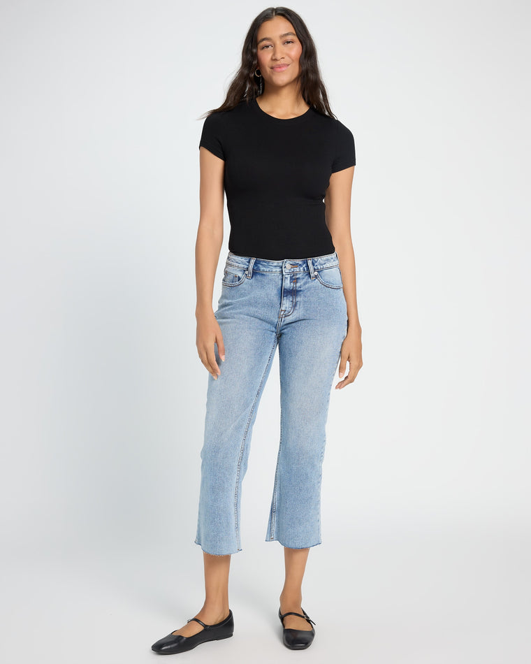 Light Wash $|& Vigoss Marley Cropped Bootcut Jeans - UGC On Fig