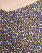 Navy/Multi $|& Skies Are Blue Back Strap Floral Cami Top - SOF Full Front