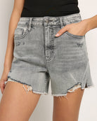 Grey Wash $|& Vigoss Ace Cut Off Short - SOF Front