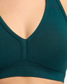 Hunter Green $|& Interval Recharge Bra - SOF Detail