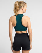 Hunter Green $|& Interval Recharge Bra - SOF Back