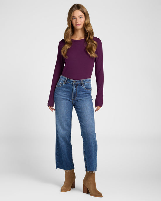 Cabernet $|& Thread & Supply Jess Solid Top - SOF Full Front